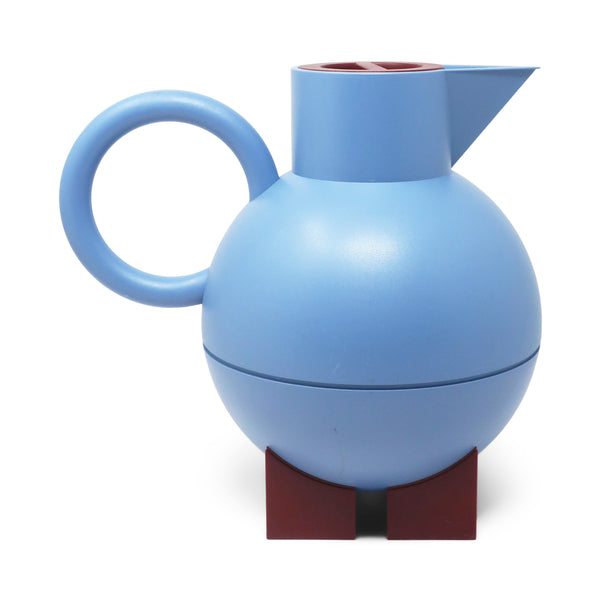 Postmodern Blue Euclid Thermos by Michael Graves for Alessi