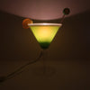 Vintage Green Lucite Margarita Lamp