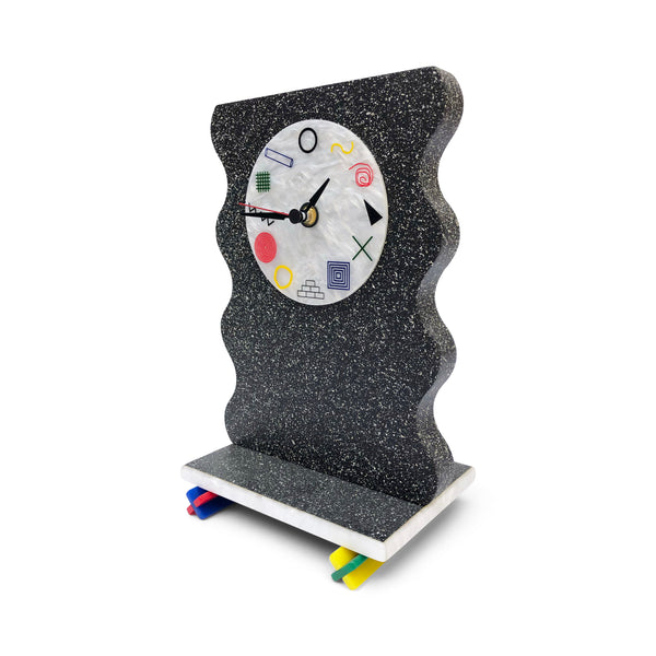"WAVYBONE" Desk Clock by Kim Mullis as Wilderness Bodies