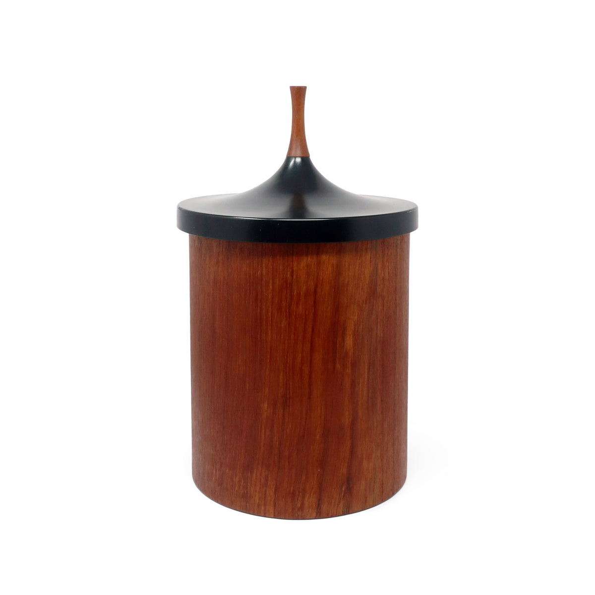 Modern Bucket Danish Modern Teak & Plastic Ice Bucket by Laurids Lonborg | Tenon Design