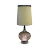 Pair of Mid Century Modern Spun Lucite Spaghetti Table Lamps