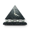 1980s Triangular Black Splatter Paint Desk Clock