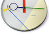 1980s Postmodern Gray Wall Clock by Linden