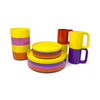 Multicolor Massimo Vignelli for Heller Dishes - Service for 4