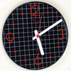 1980s Graphic Wall Clock by Studio Nova Japan