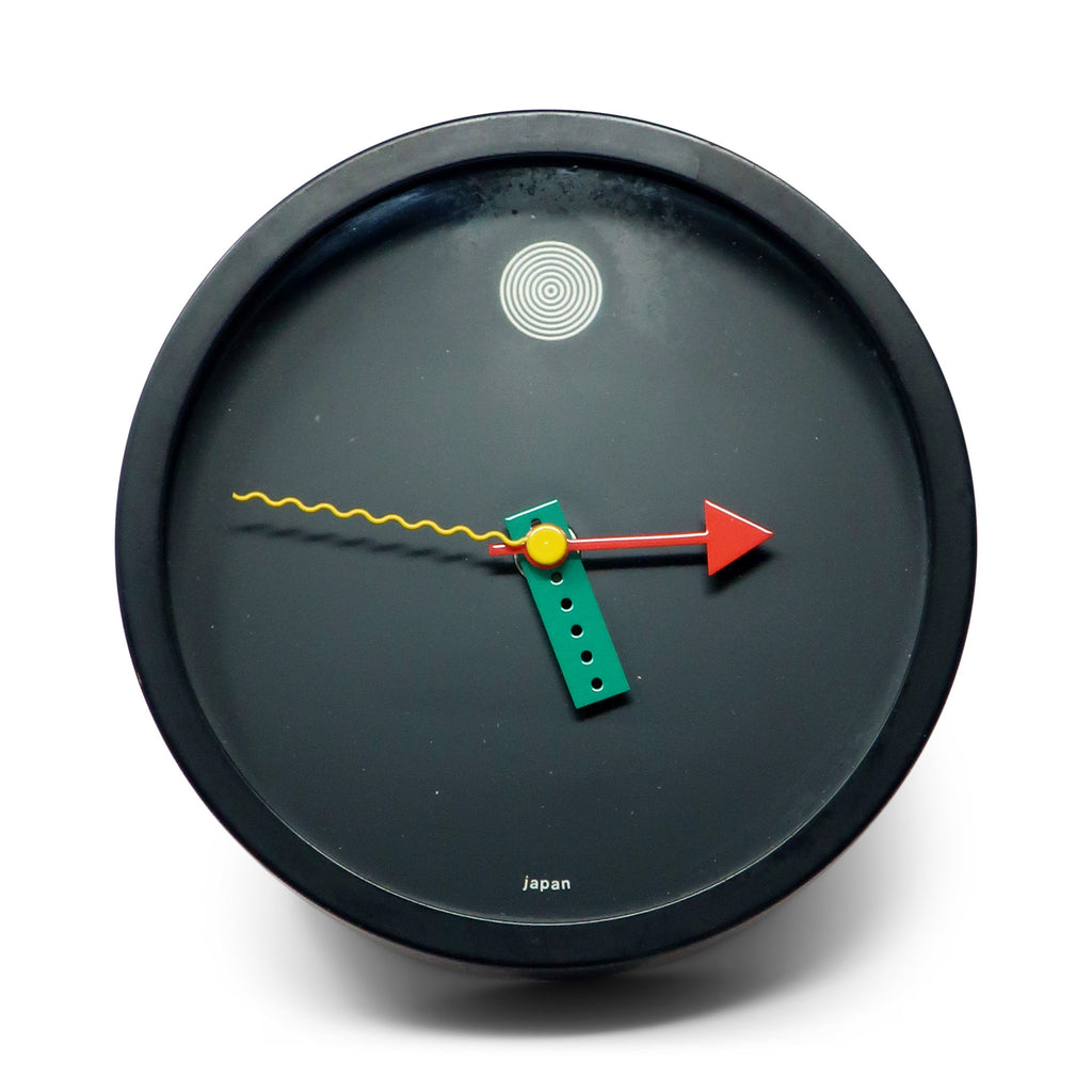 1980s Postmodern Wall Clock by Shohei Mihara for Wakita