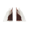 Pair of Vintage Stacked Tortoiseshell Lucite Bookends