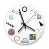 "MULTI-COLOR" Corian Wall Clock by Kim Mullis as Wilderness Bodies