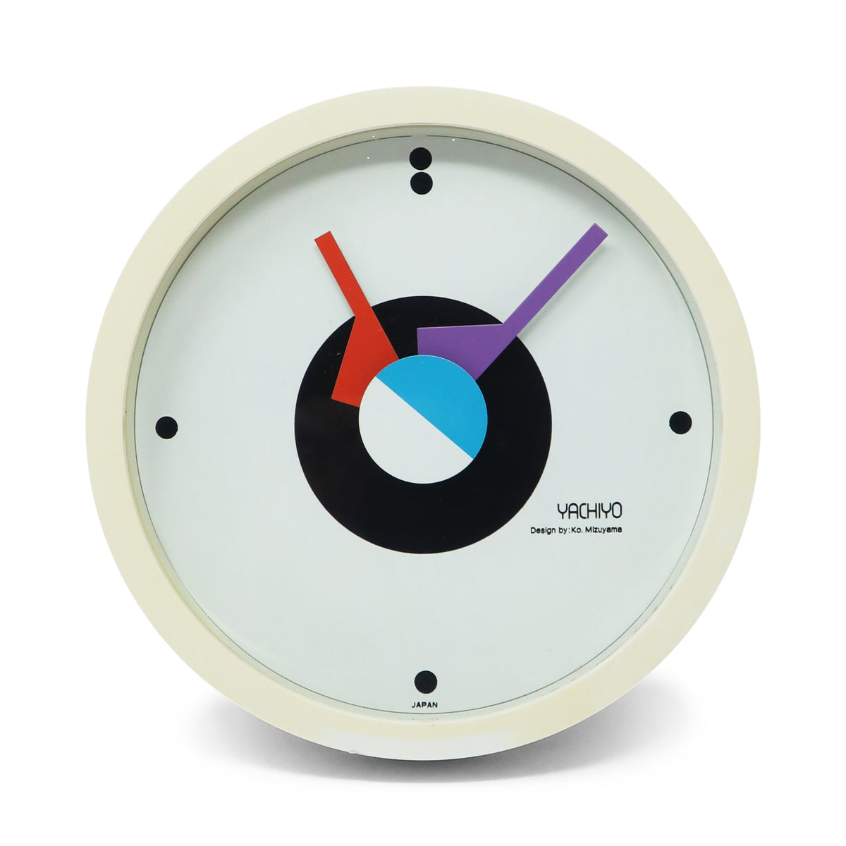 1980s Postmodern Wall Clock by Ko Mizuyama for Yachiyo | Tenon Design