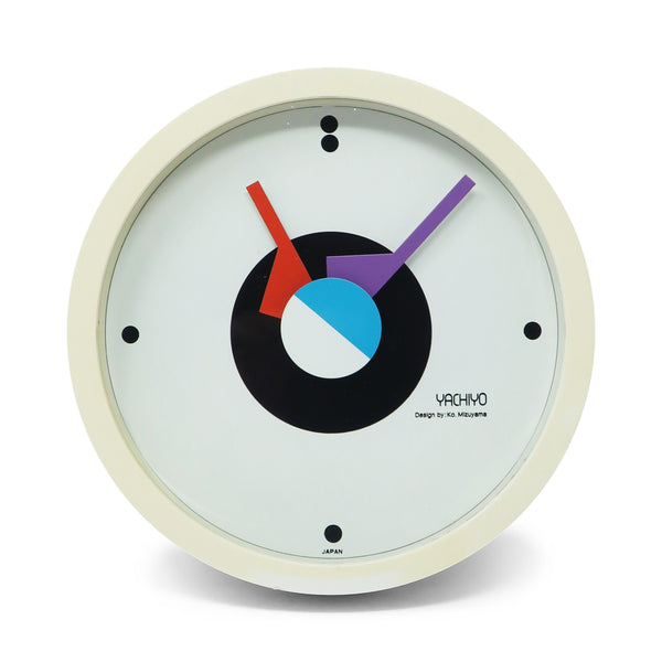 1980s Postmodern Wall Clock by Ko Mizuyama for Yachiyo