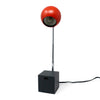 Red and Black Lytegem Desk Lamp by Michael Lax for Lightolier