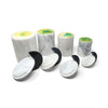 Italian Postmodern Marble Lidded Canisters - Set of Four
