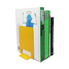 Pair of Yellow Metal Bookends by Jorgen Moller for Torben Orskov