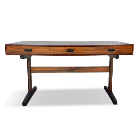 Vintage Scandinavian Modern Rosewood Desk by Ganddal Møbelfabrikk