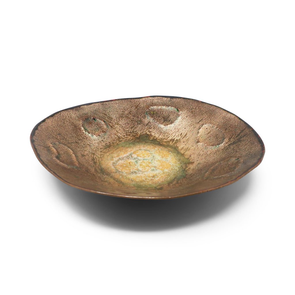 Enameled Copper Bowl by Paolo De Poli