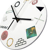 "MULTI-COLOR" Corian Wall Clock by Kim Mullis as Wilderness Bodies