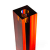 Op Art Laminated Lucite Candle Holder Attr. to Richard Soong