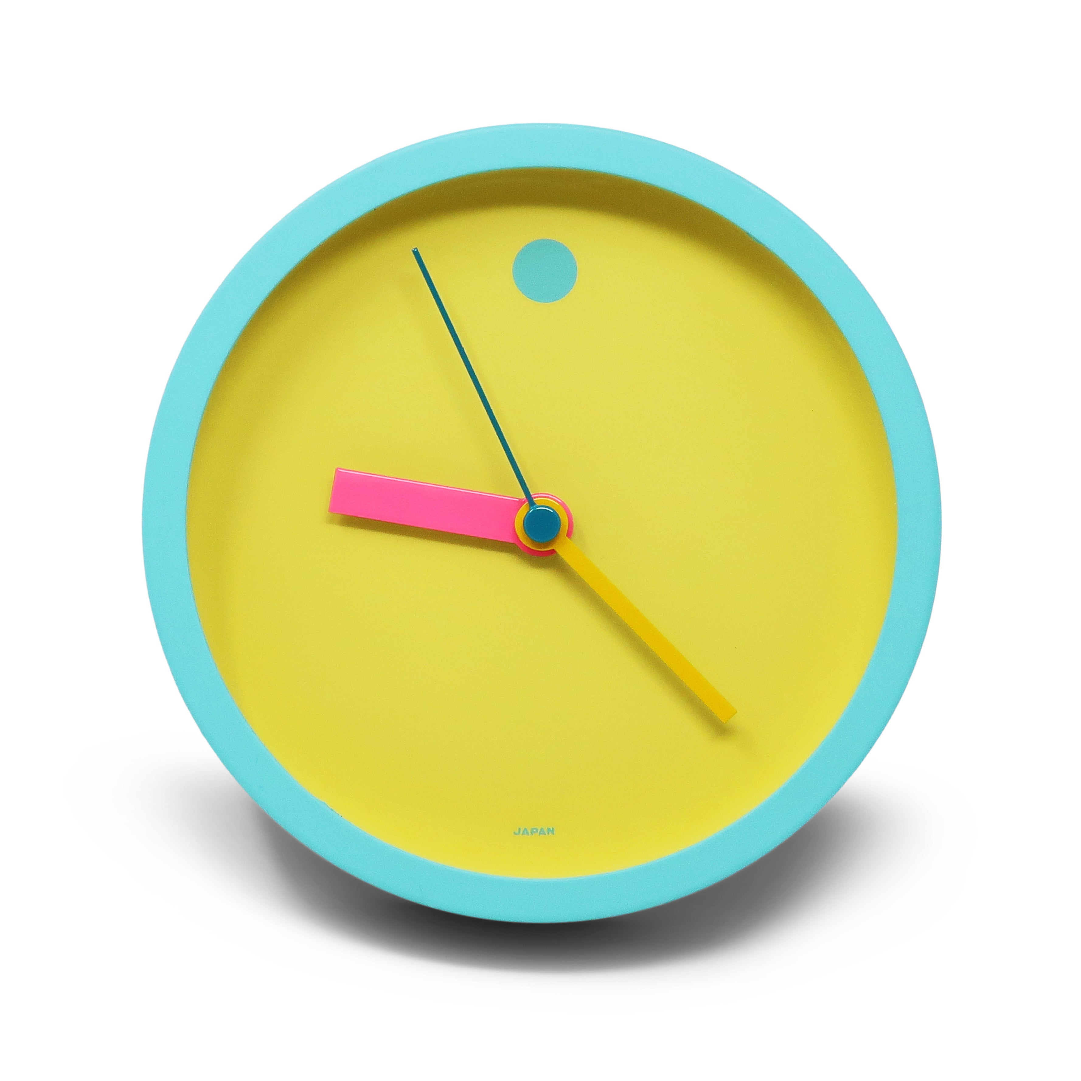 1980s Postmodern Pastel Wall Clock by Shohei Mihara for Wakita