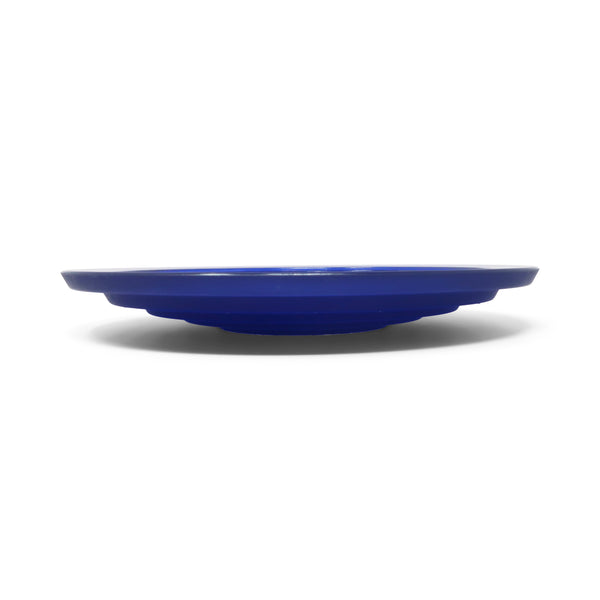 Blue Glass Plate by Fontana Arte