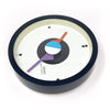 1980s Postmodern Black & White Wall Clock by Ko Mizuyama for Yachiyo