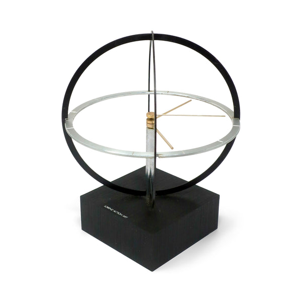 Vintage 1980s Lorenz Action Art Table/Wall Clock
