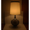 Pair of Mid Century Modern Spun Lucite Spaghetti Table Lamps