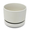 1960s White Modernist Planter by Richard Lindh for Arabia Finland
