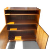 Scandinavian Modern Teak Bookshelf with Doors