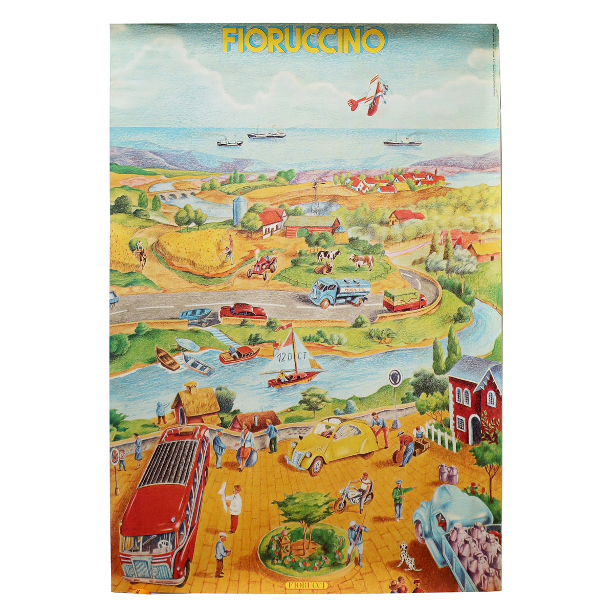 Vintage Fiorucci “Fioruccino” Illustrated Poster 1979 | Tenon Design