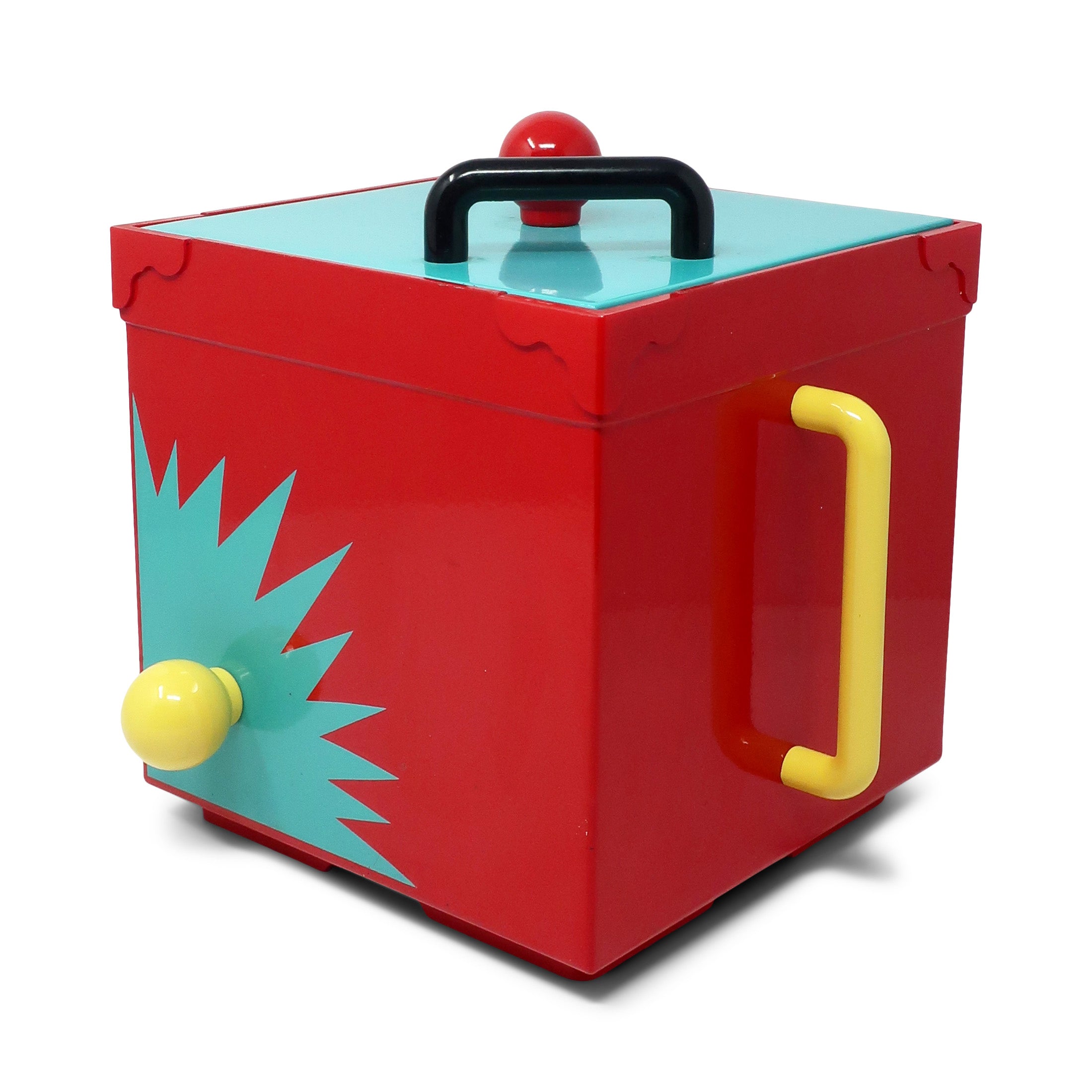 Postmodern Georges Briard Sunburst Ice Bucket and Coasters