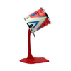 Vintage Red Pop Art APC Pouring Paint Can Bank