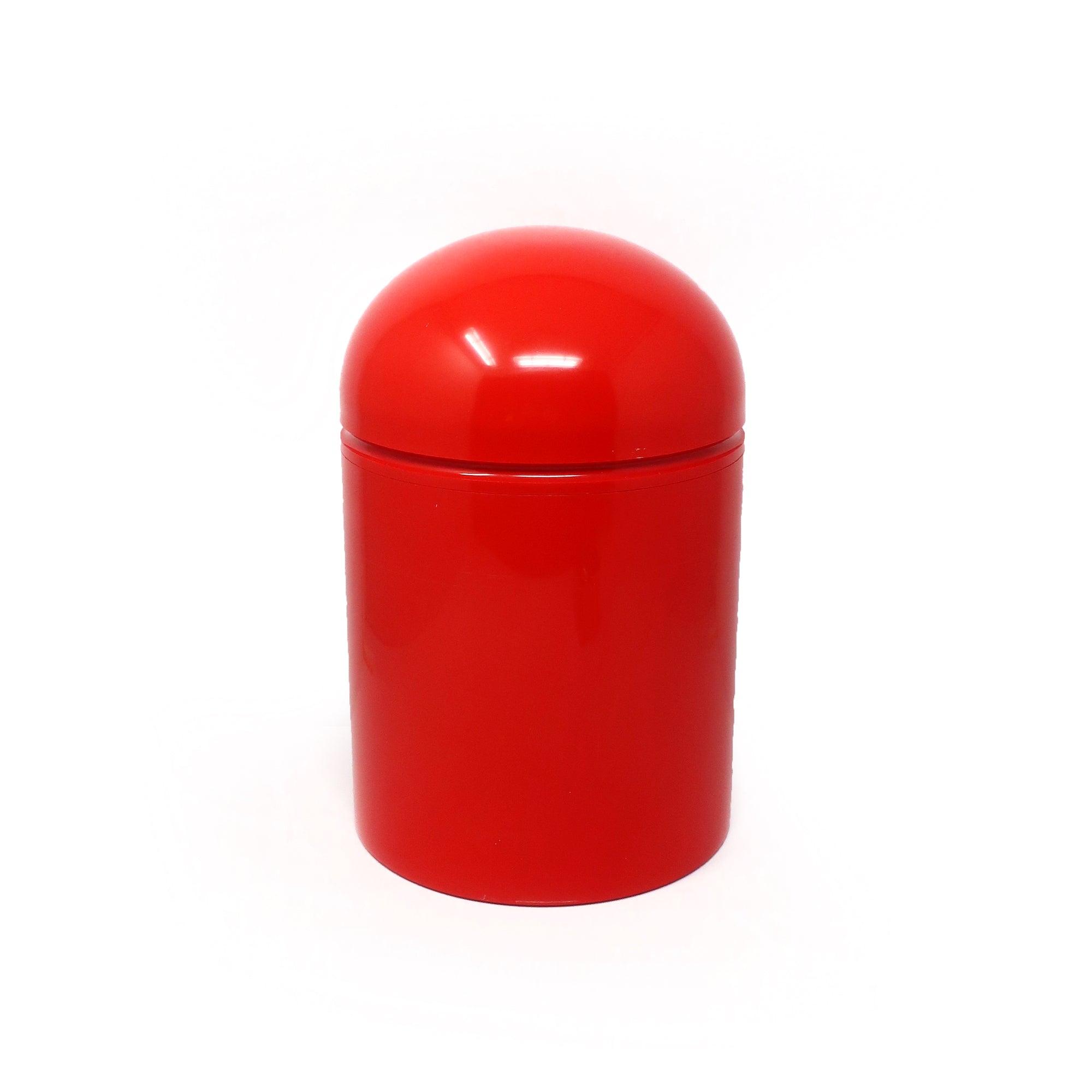 Vintage Set of 4 Red Domed Containers by Anna Castelli for Kartell