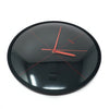 1990s Minimalist Black Wall Clock by Salton