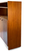 Scandinavian Modern Teak Bookshelf with Doors