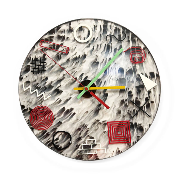 "WET" Wall Clock by Kim Mullis as Wilderness Bodies