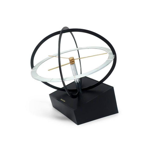 Mid-Century Modern Space Age Kinetic Desk Clock by Yachiyo