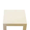 Vintage White Plastic Side Table