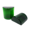 Vintage Green Cast Glass Bookends by Blenko