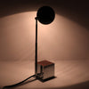 Silver and Black Lytegem Desk Lamp by Michael Lax for Lightolier