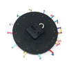 1980s Postmodern Studio Art Wall Clock