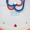 1980s Pink Funtime Heart Wall Clock by Canetti