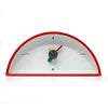 1980s Red & White Postmodern Mantle Clock by Prince