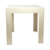 Vintage White Plastic Side Table