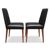 Pair of Brown Leather "Classic Chair" by Roberto Lazzeroni for Ceccotti Collezioni