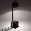 Red and Black Lytegem Desk Lamp by Michael Lax for Lightolier