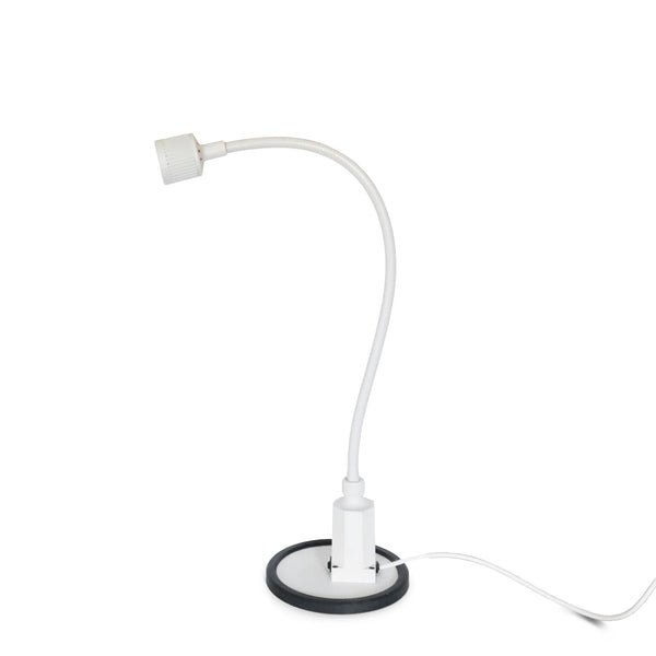 Vintage White Sunnex Gooseneck Desk Lamp
