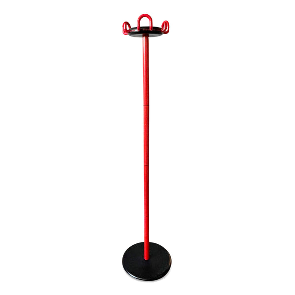 Red and Black Aiuto Coat Rack by Barberi and Marianelli for Rexite