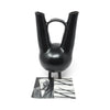 1990s Italian Bucchero Ceramic "Gubbio" Twin-Neck Vessel by Gio Ponti for Neoponti/Costantino