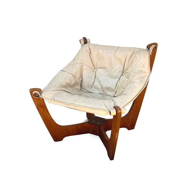 1970s Luna Lounge Chair by Odd Knutsen for Hjellegjerde Møbler