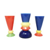 Set of Three Postmodern Vases by Heide Warlamis for Vienna Collection